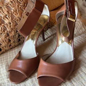 Michael Kors Brown Leather Heels